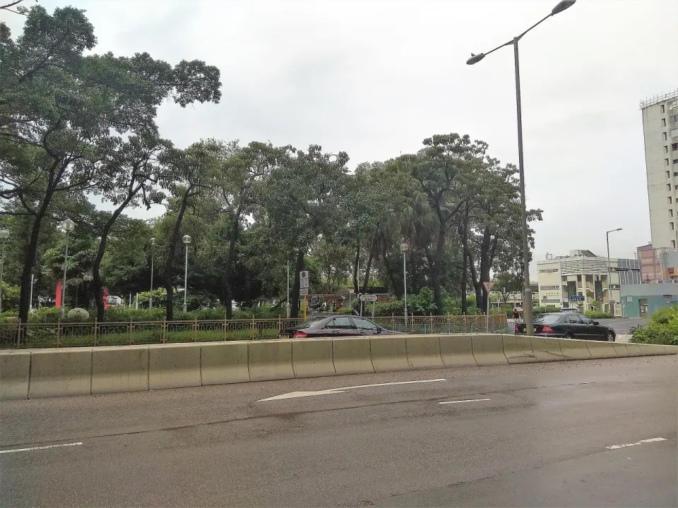 Historical view of the former pet-garden area