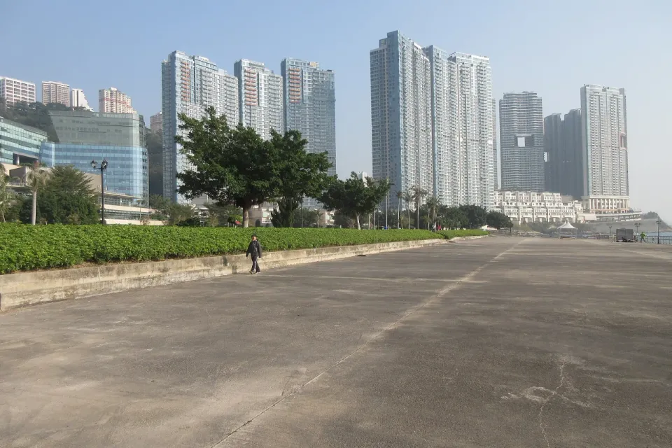 Cyberport Waterfront Park facing Telegraph Bay