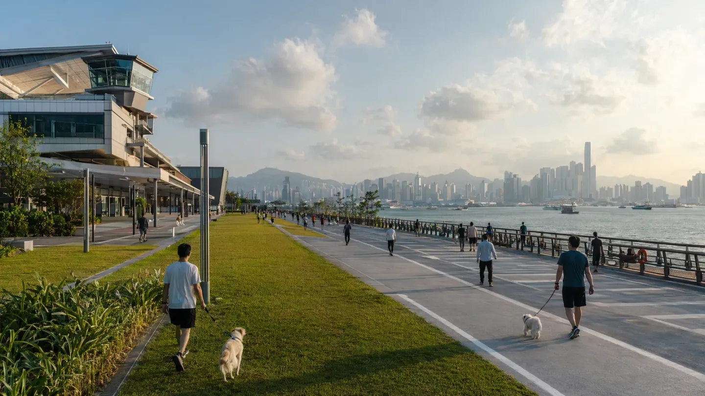 Exterior of Kai Tak Runway Park