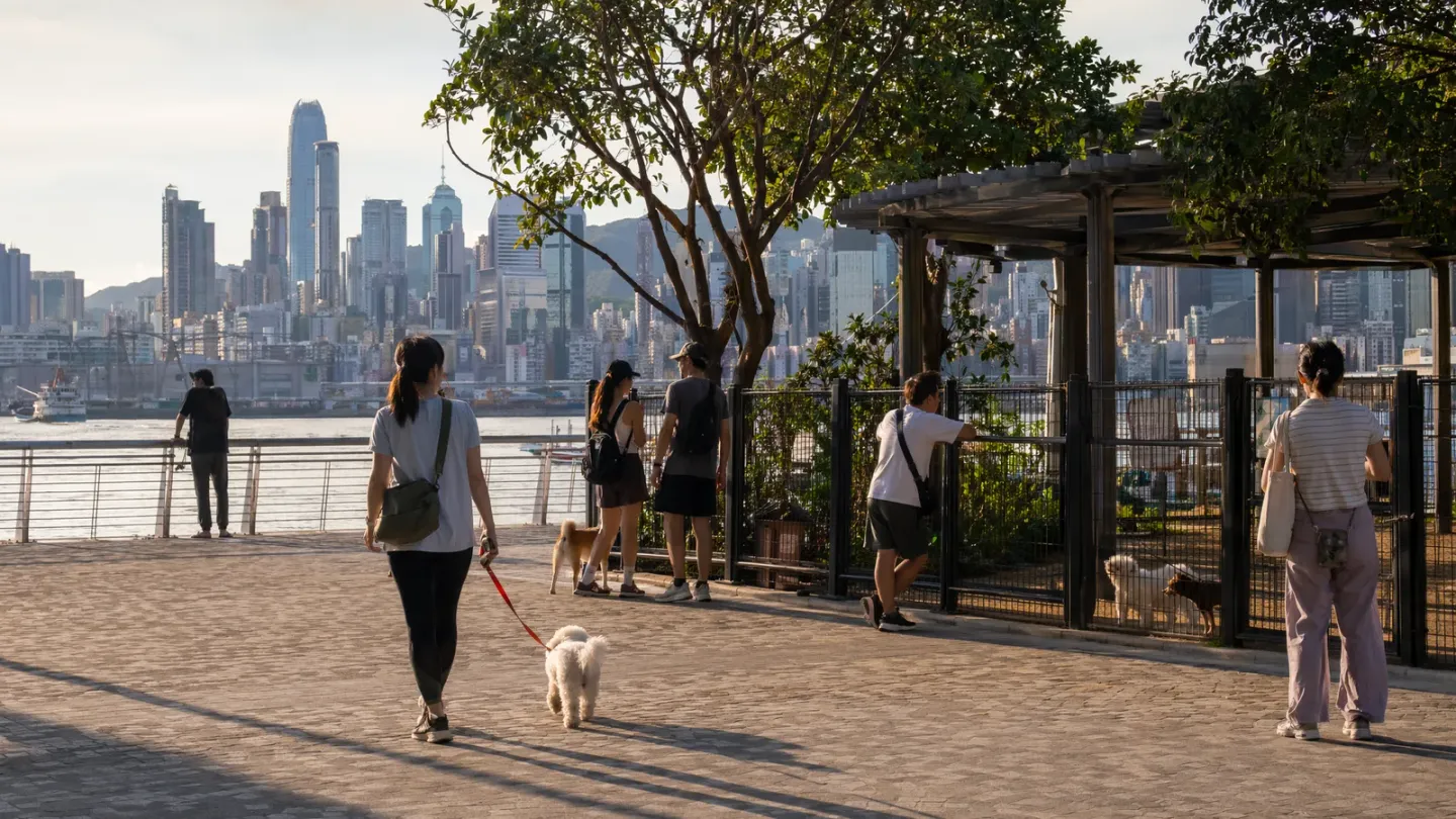 Exterior of Kwun Tong Ferry Pier Square Pet Garden