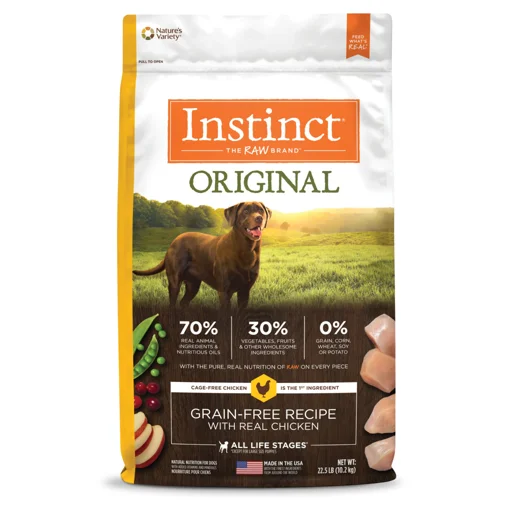 Instinct 狗糧產品包裝