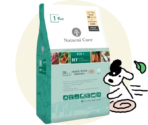 Natural Core 狗糧產品包裝