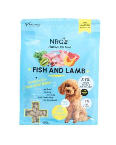 NRG+ 狗糧產品包裝